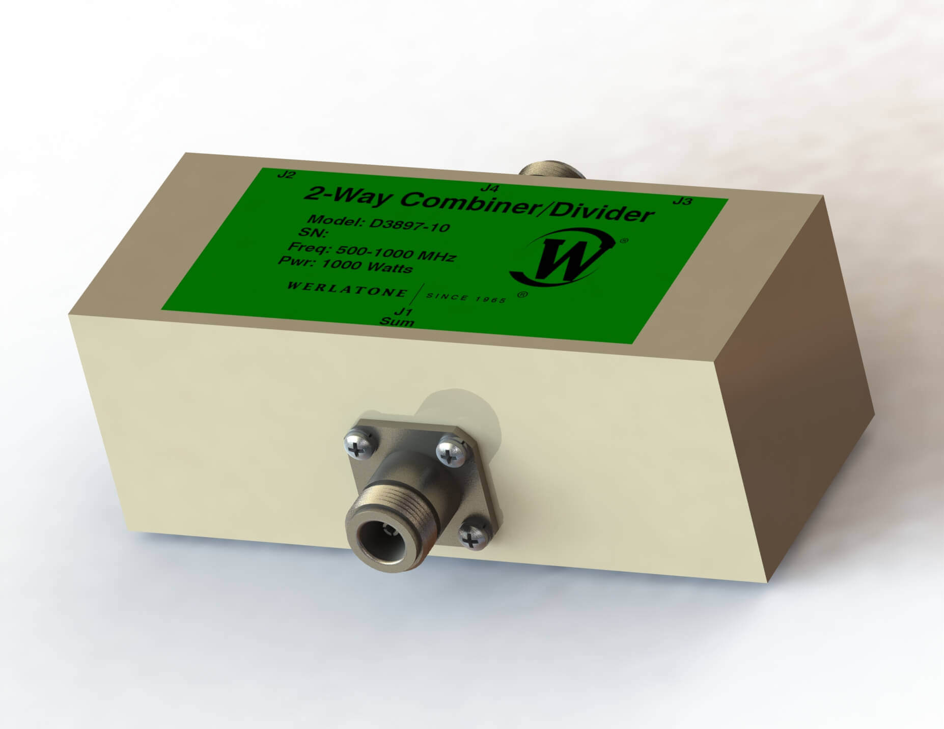 RF Combiner - Model D3897 - 2-Way Combiner/Divider