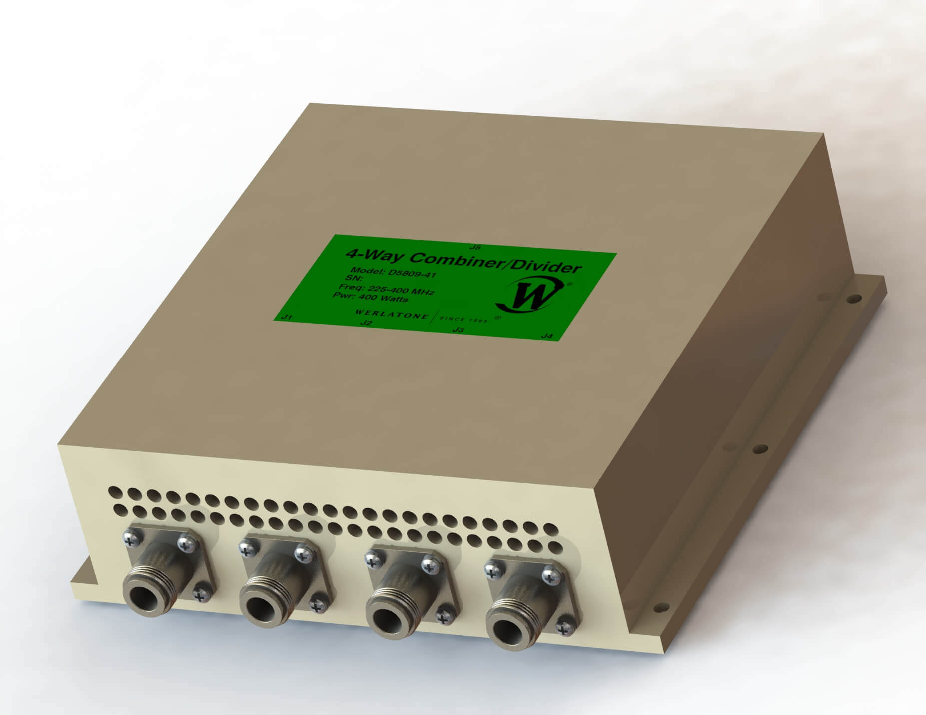 RF Combiner - Model D5809 - 4-Way Combiner/Divider
