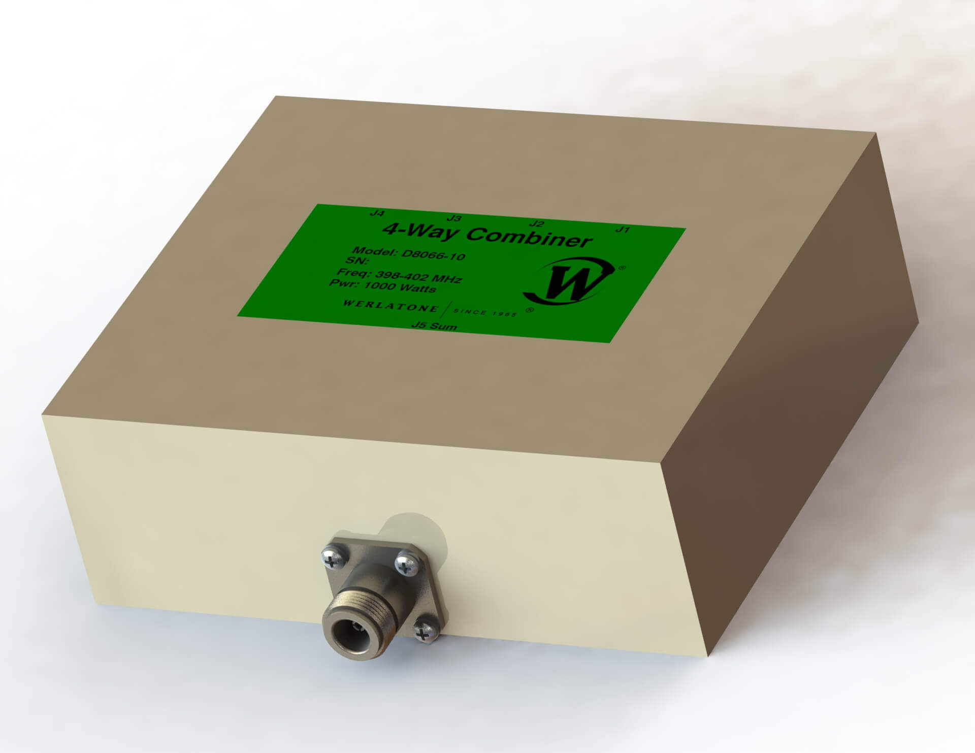 RF Combiner - Model D8066 - 4-Way Combiner/Divider
