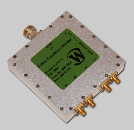 RF Combiner - Model D9317 - 4-Way Combiner/Divider